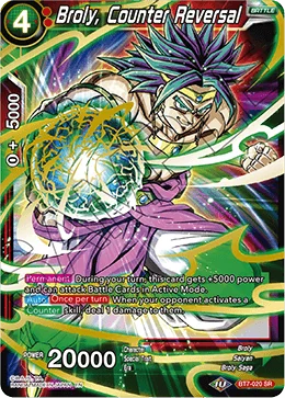 Broly, Counter Reversal 「BT7-020」「EN」