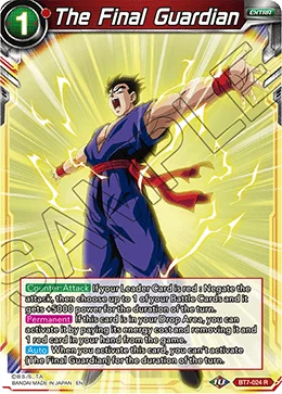 The Final Guardian 「BT7-024」「EN」