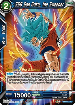SSB Son Goku, the Sweeper 「BT7-027_PR」「EN」