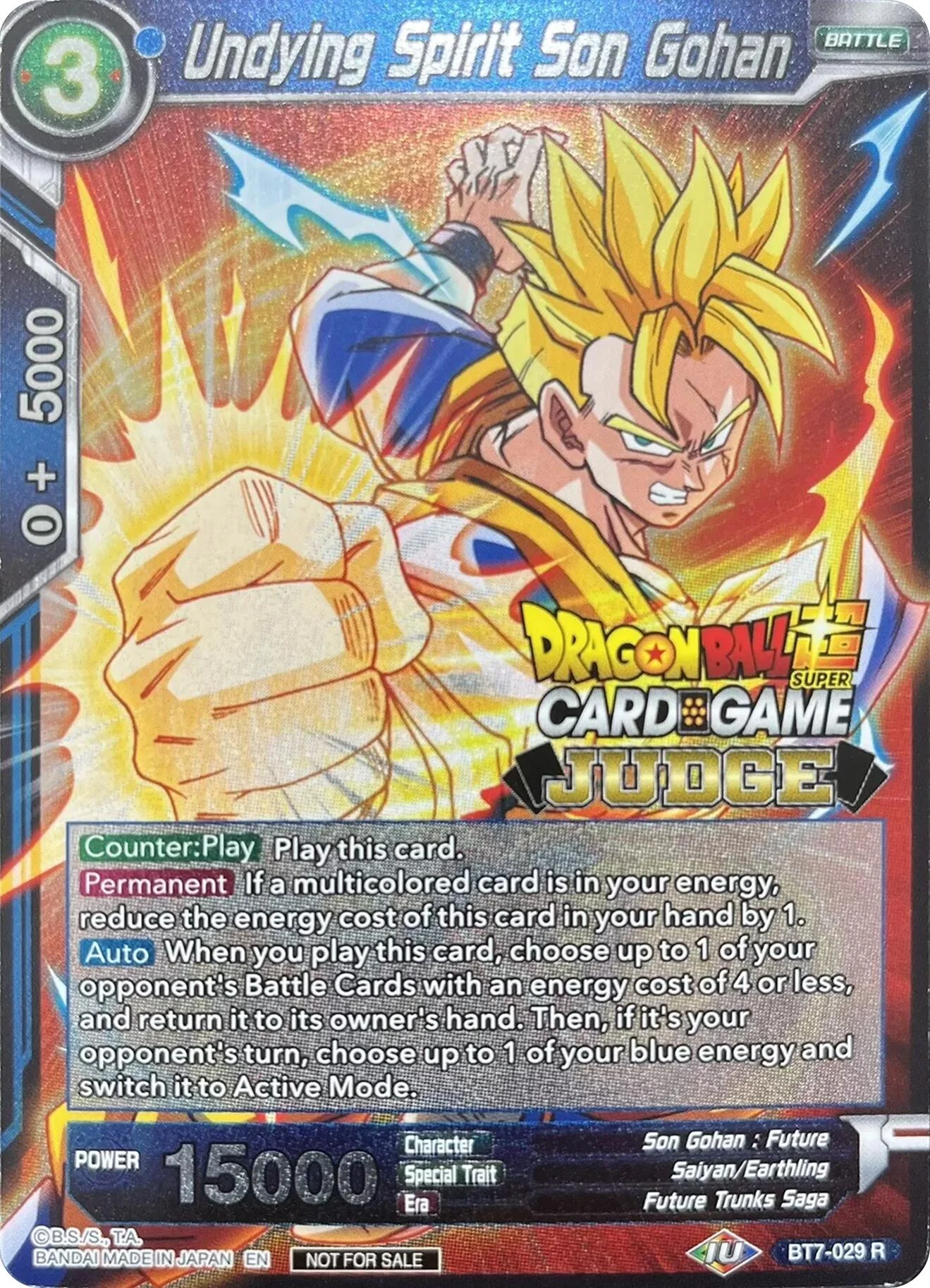 Undying Spirit Son Gohan 「BT7-029」「EN」