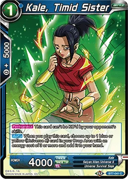 Kale, Timid Sister 「BT7-041」「EN」