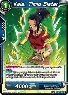 Kale, Timid Sister 「BT7-041_PR」「EN」