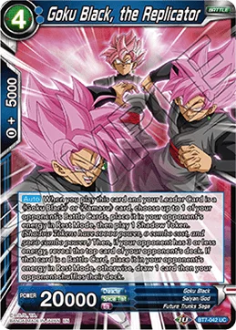 Goku Black, the Replicator 「BT7-042」「EN」