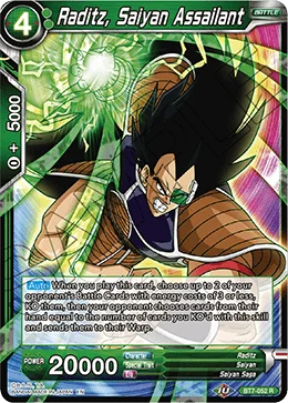 Raditz, Saiyan Assailant 「BT7-052」「EN」