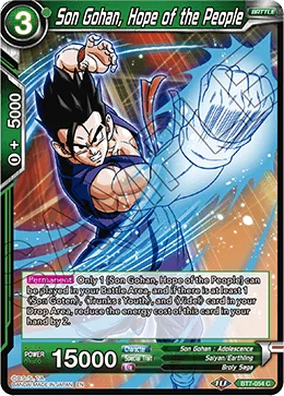 Son Gohan, Hope of the People 「BT7-054」「EN」