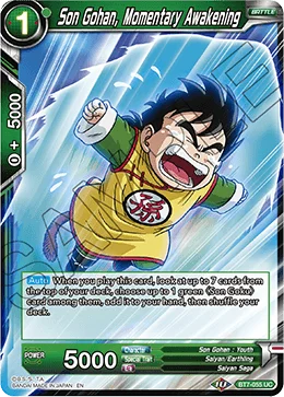 Son Gohan, Momentary Awakening 「BT7-055」「EN」
