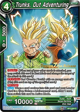 Trunks, Out Adventuring 「BT7-059_PR」「EN」