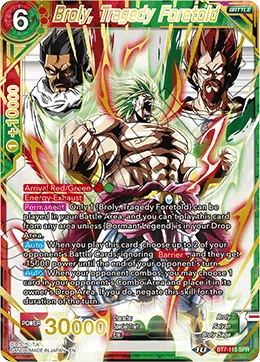 Broly, Tragedy Foretold 「BT7-115_SPR」「EN」