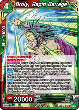 Broly, Rapid Barrage 「BT7-116」「EN」
