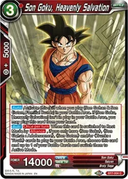 Son Goku, Heavenly Salvation #BT7-004 · Dragon Ball Super CCG