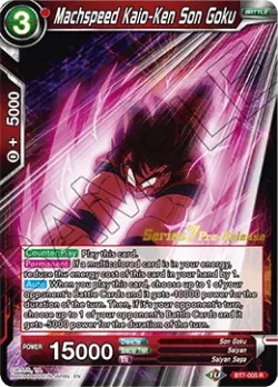 Machspeed Kaio-Ken Son Goku #BT7-005_PR · Dragon Ball Super CCG
