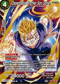 Dependable Brother Son Gohan #BT7-006 · Dragon Ball Super CCG