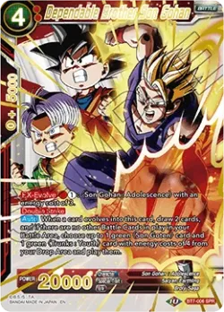 Dependable Brother Son Gohan #BT7-006_SPR · Dragon Ball Super CCG