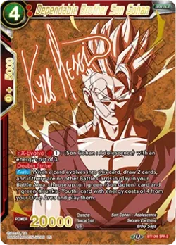 Dependable Brother Son Gohan #BT7-006_SPR_S · Dragon Ball Super CCG