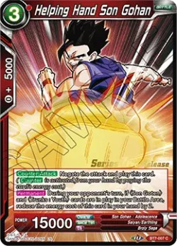 Helping Hand Son Gohan #BT7-007_PR · Dragon Ball Super CCG