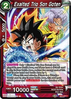 Exalted Trio Son Goten #BT7-009_PR · Dragon Ball Super CCG