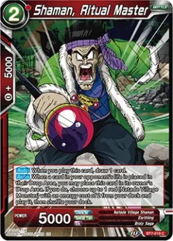 Shaman, Ritual Master #BT7-019 · Dragon Ball Super CCG
