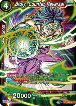 Broly, Counter Reversal #BT7-020 · Dragon Ball Super CCG