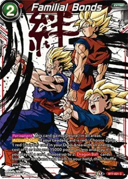 Familial Bonds #BT7-021_PR02 · Dragon Ball Super CCG