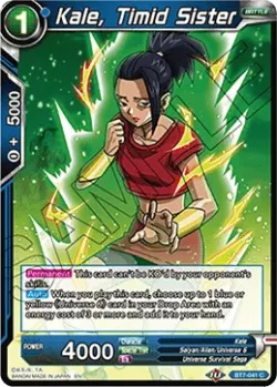 Kale, Timid Sister #BT7-041 · Dragon Ball Super CCG