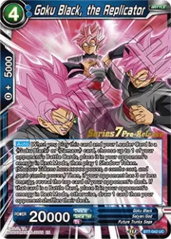 Goku Black, the Replicator #BT7-042_PR · Dragon Ball Super CCG