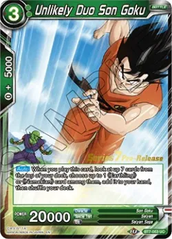 Unlikely Duo Son Goku #BT7-053_PR · Dragon Ball Super CCG