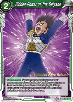 Hidden Power of the Saiyans #BT7-072_PR · Dragon Ball Super CCG