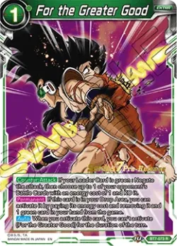 For the Greater Good #BT7-073_PR · Dragon Ball Super CCG