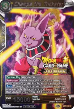 Champa the Trickster #BT7-078_PR · Dragon Ball Super CCG