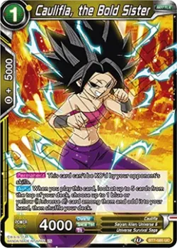 Caulifla, the Bold Sister #BT7-085 · Dragon Ball Super CCG