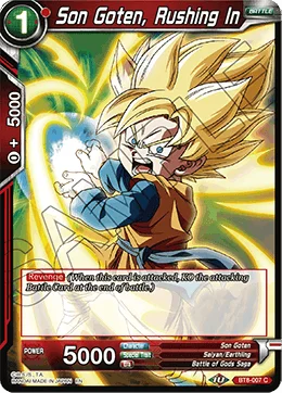 Son Goten, Rushing In 「BT8-007」「EN」