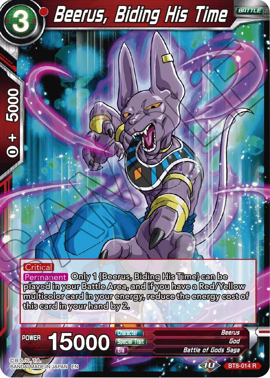 Beerus, Biding His Time 「BT8-014」「EN」