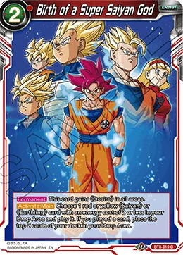 Birth of a Super Saiyan God 「BT8-019」「EN」