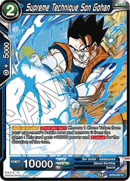Supreme Technique Son Gohan 「BT8-027」「EN」