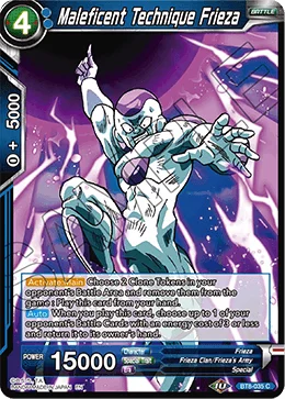 Maleficent Technique Frieza 「BT8-035」「EN」