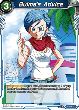 Bulma's Advice 「BT8-042」「EN」