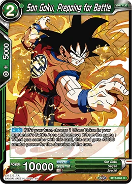Son Goku, Prepping for Battle 「BT8-046」「EN」