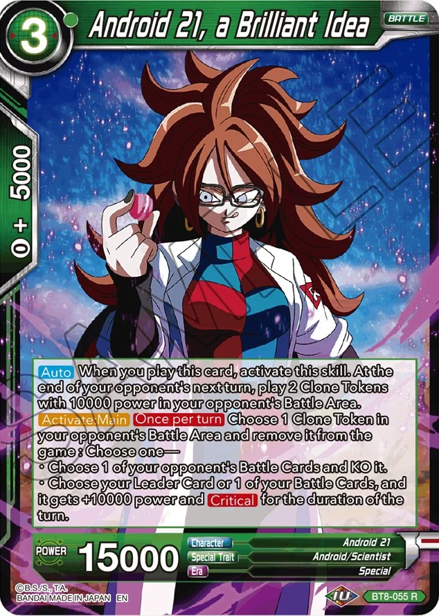 Android 21, a Brilliant Idea 「BT8-055」「EN」