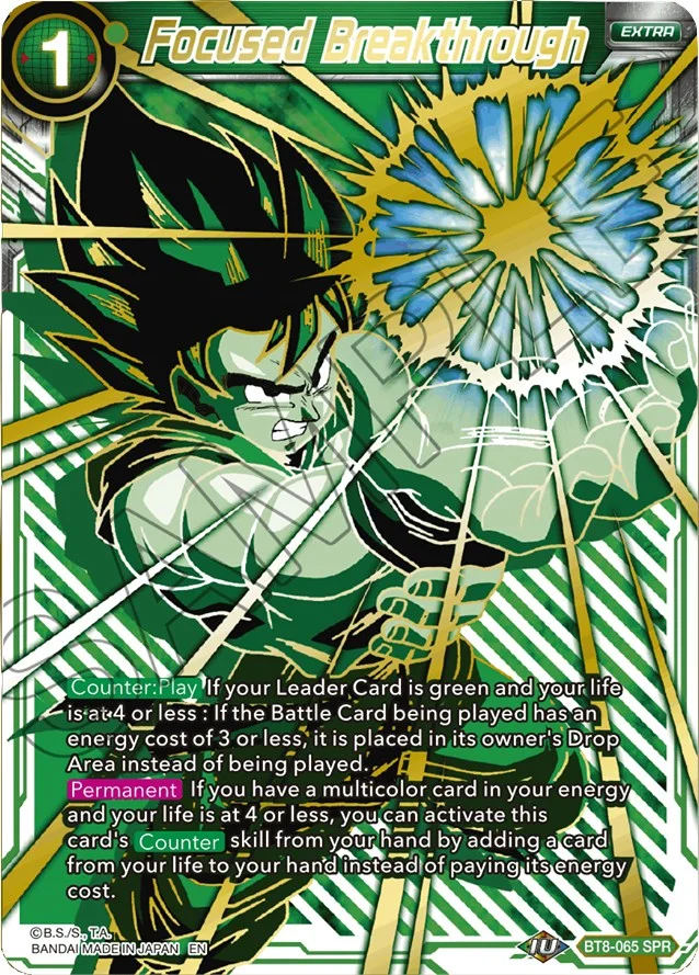 Focused Breakthrough 「BT8-065_SPR」「EN」