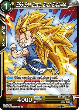 SS3 Son Goku, Ever-Evolving 「BT8-069」「EN」