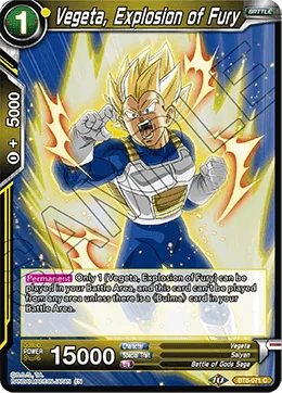 Vegeta, Explosion of Fury 「BT8-071」「EN」