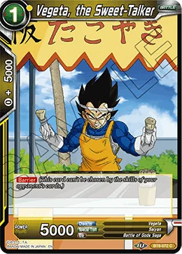 Vegeta, the Sweet-Talker 「BT8-072」「EN」