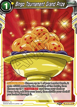 Bingo Tournament Grand Prize 「BT8-085」「EN」