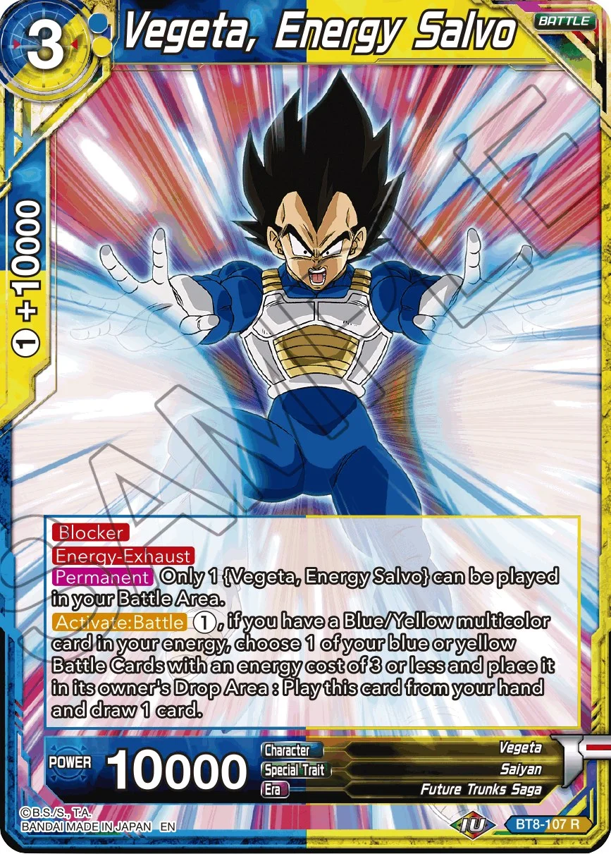 Vegeta, Energy Salvo 「BT8-107」「EN」