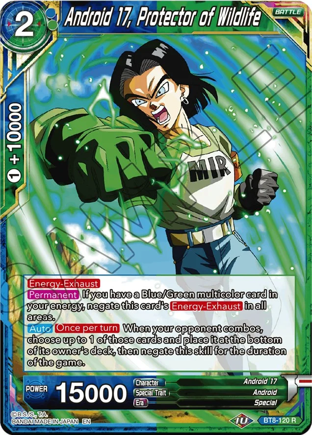 Android 17, Protector of Wildlife 「BT8-120」「EN」