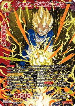 Vegeta, Prideful Hero 「BT8-125」「EN」