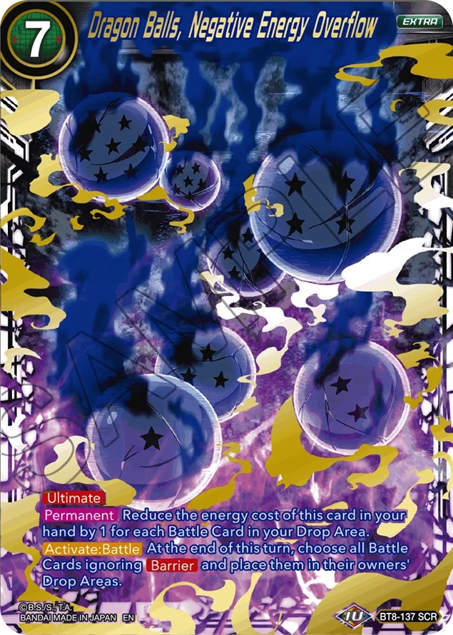 Dragon Balls, Negative Energy Overflow 「BT8-137」「EN」
