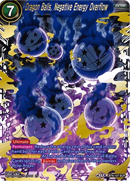 Dragon Balls, Negative Energy Overflow S08 BT8-137
