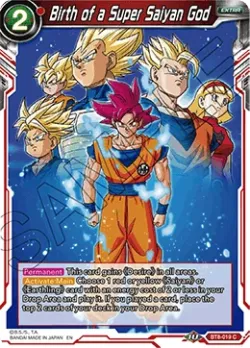 Birth of a Super Saiyan God #BT8-019 · Dragon Ball Super CCG