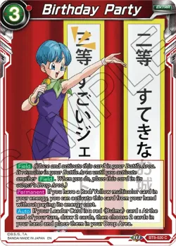 Birthday Party #BT8-020 · Dragon Ball Super CCG